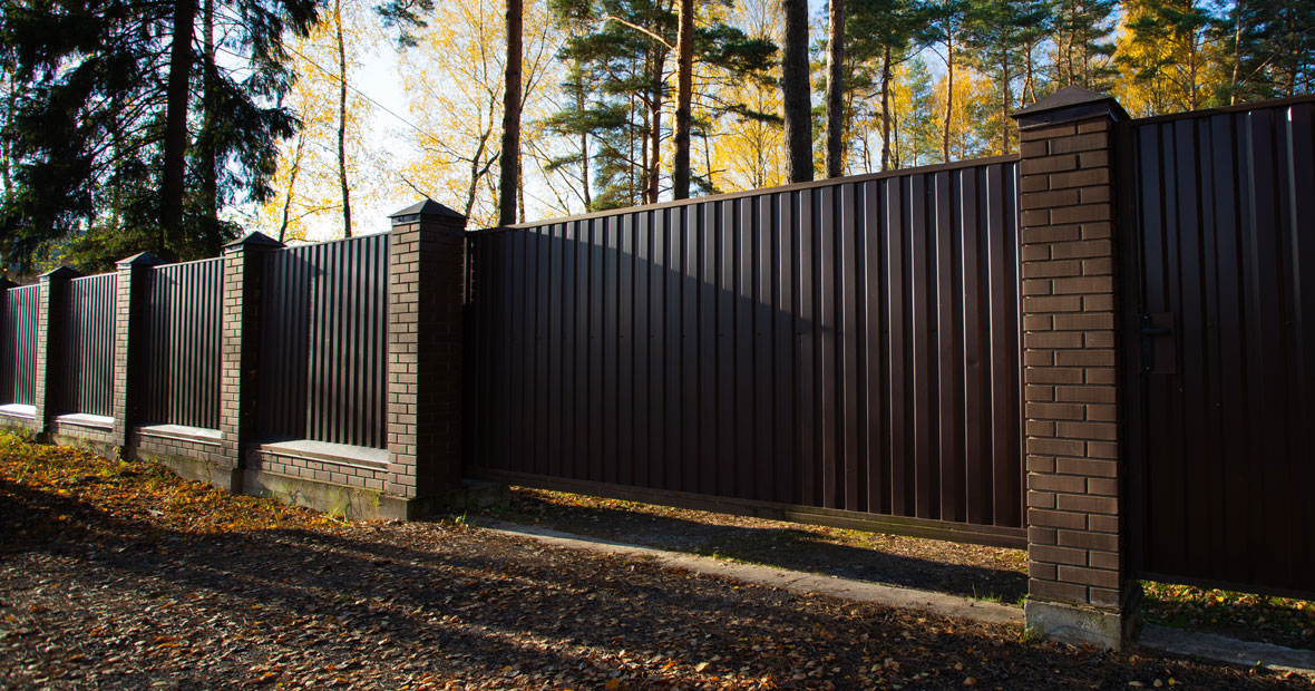 clôtures en aluminium